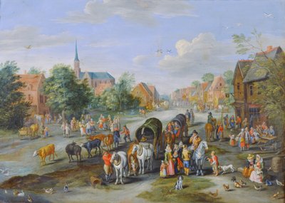 Flemish Fete by Jan the Elder Brueghel